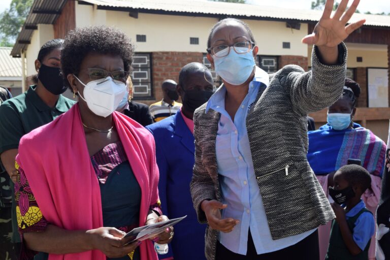 Limbe Leaf hands over school blocks, desks to Kanjoka School in rural Kasungu