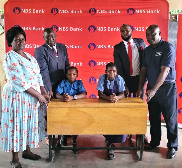 NBS Bank plc donates desks worth K17.5 million to Kalinyeke School